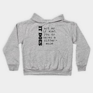 You Make A Difference Kids Hoodie